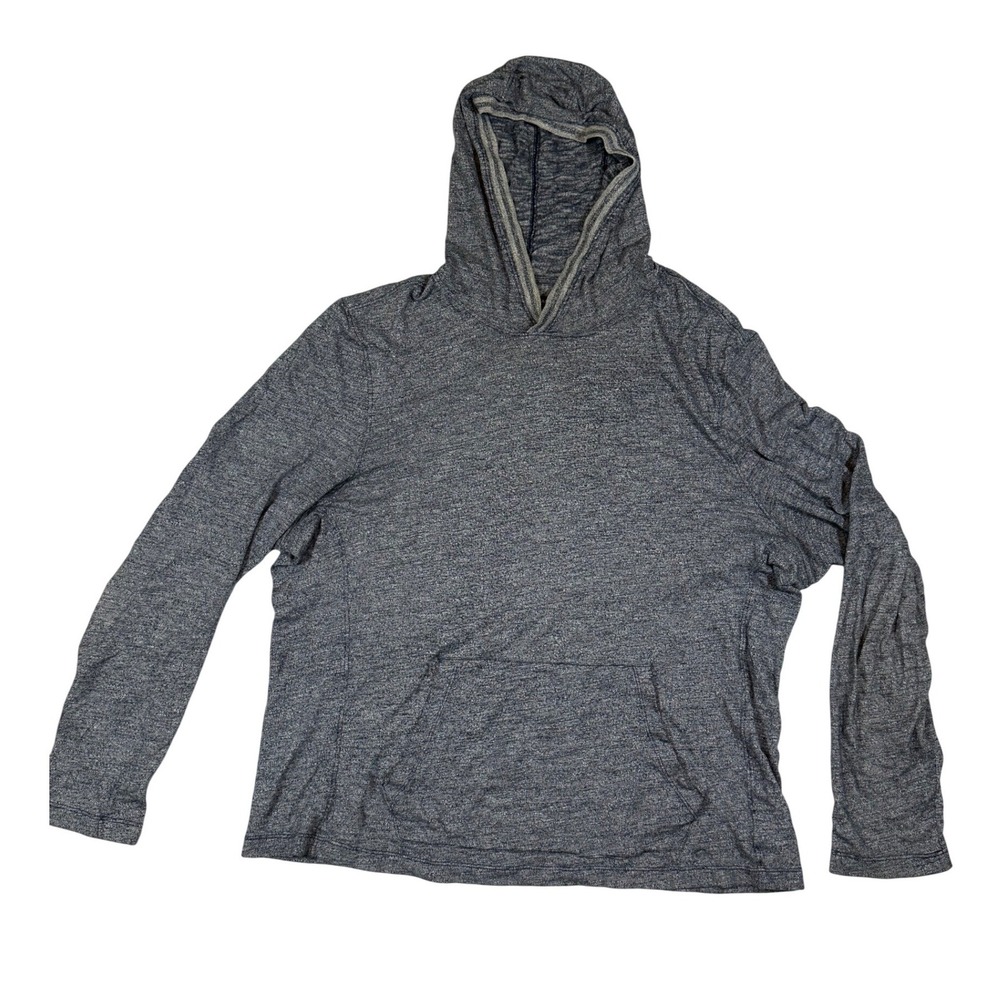 Michael Kors Hoodie Mens XL Blue Heathered Pullover Casual Luxury Athleisure